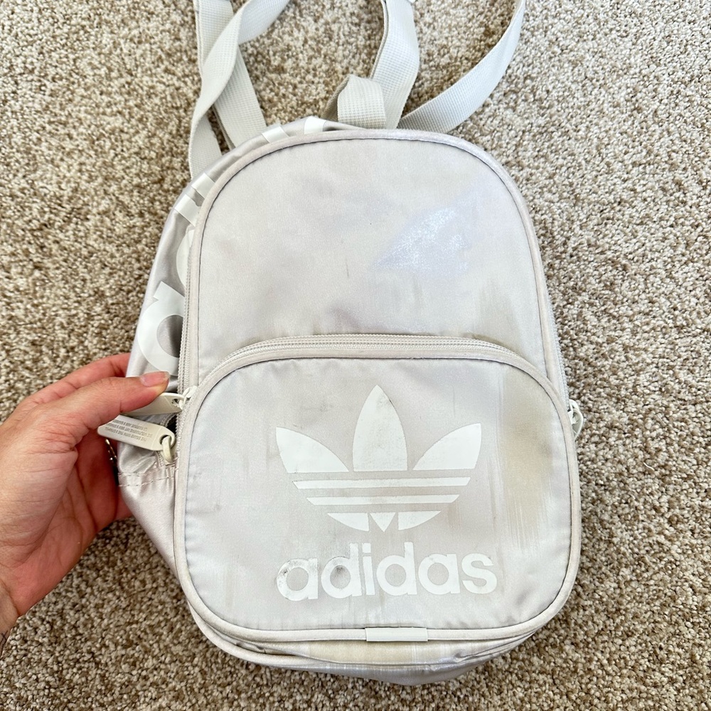 adidas Off-White Mini Trefoil Backpack